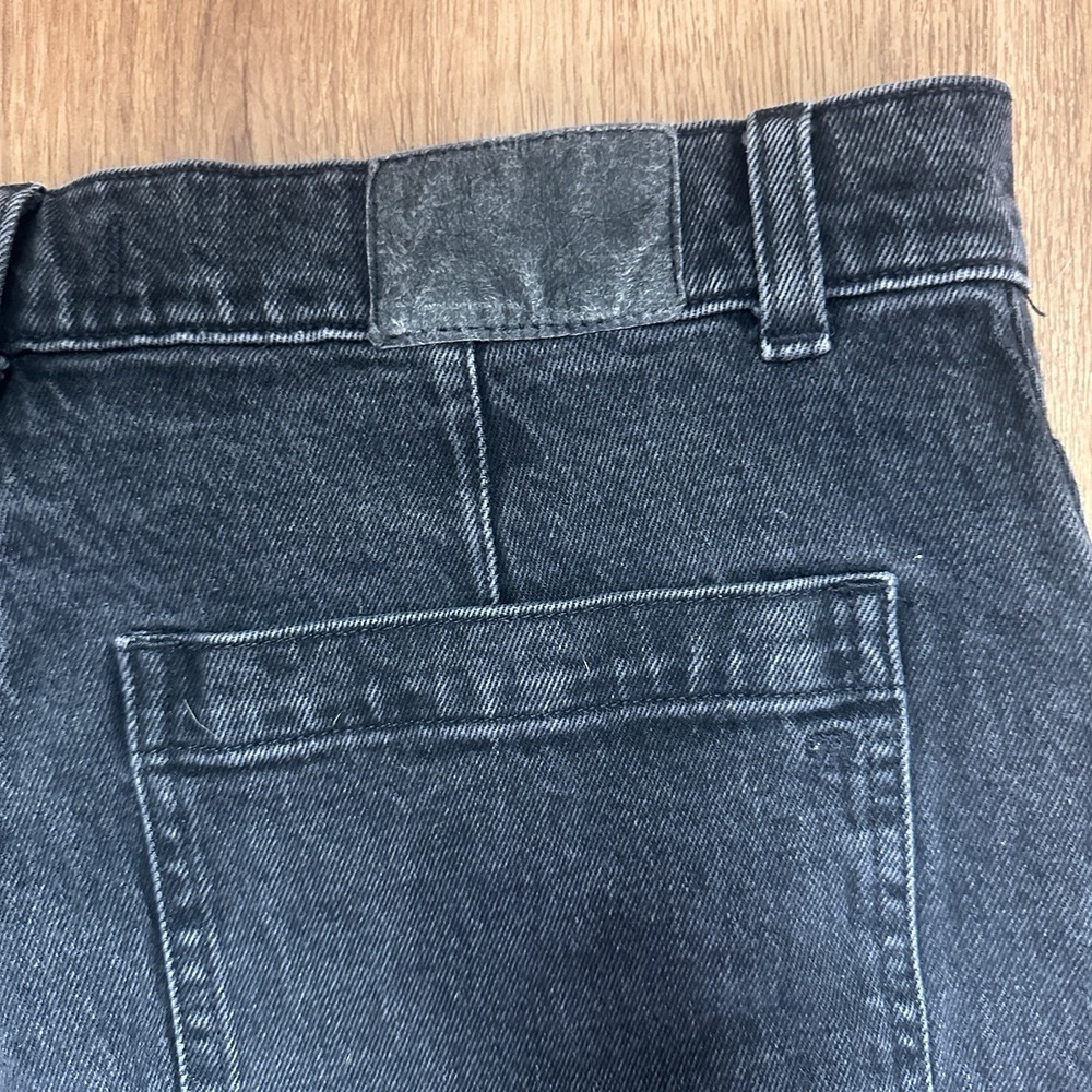 Madewell The 90s Straight Utility Jeans In Washed Black - Picture 10 of 10